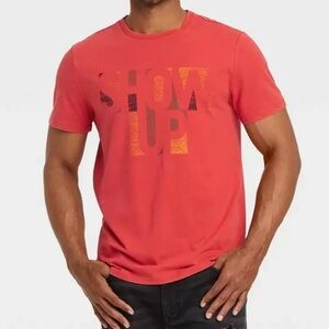 NWT Target Red “Show Up” Graphic Short Sleeve Tee | SEE DESCRIPTION